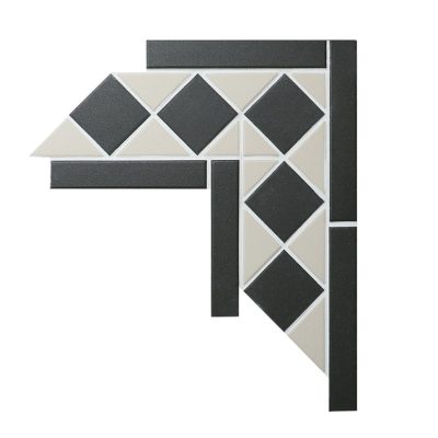 C-TR2-UB-W square triangle corner tile accents