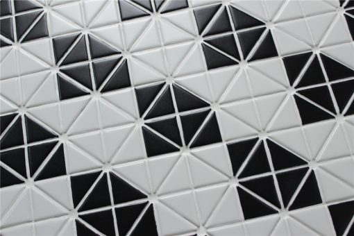2'' triangle tile diamond pattern matte porcelain mosaic tile