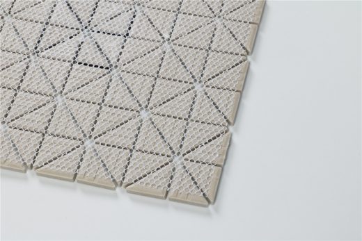 TR1-SW-GW-B single windmill pattern triangle tile mosaic sheets