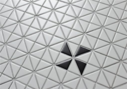 TR1-SW-MW-B single windmill pattern geometric triangle mosaic tile