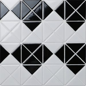 TR2-MD-GW-B_1 glossy porcelain diamond pattern triangle tiles
