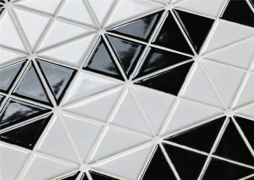 TR2-MD-GW-B_2 glossy 2 inch diamond pattern triangle tile mosaic design