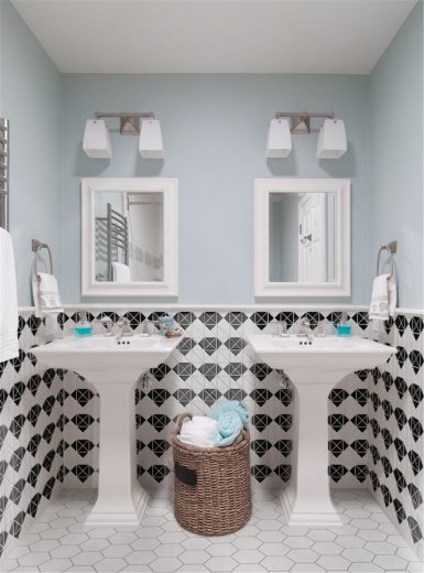 TR2-MD-GW-B_6 glossy diamond pattern triangle mosaic tiles for bath shower wall design