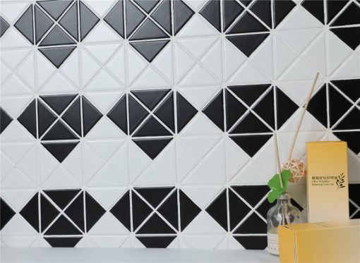 TR2-MD-MW-B_5 multi diamond pattern triangle tile mosaic kitchen backsplash