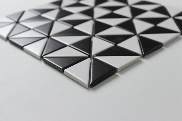 TR2-MW-MW-B_5 black white windmill pattern triangle tile mosaic
