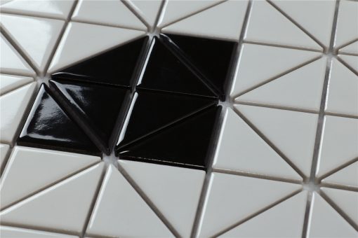 TR2-SD-GW-B_4 glossy diamond pattern triangle mosaic