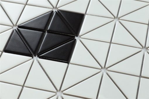 TR2-SD-MW-B_4 matte 2 inch triangle tile diamond pattern