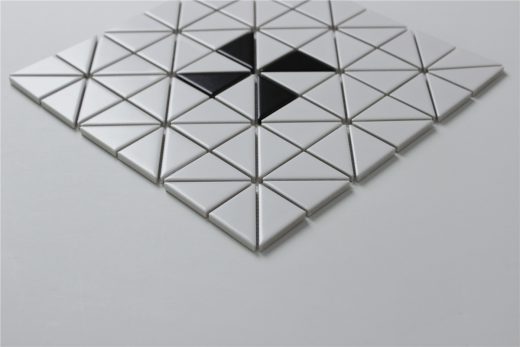 TR2-SW-MW-B_5 matte windmill pattern triangle tiles