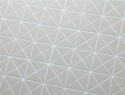TR2-UW_1 pure color unglazed triangle mosaic tiles
