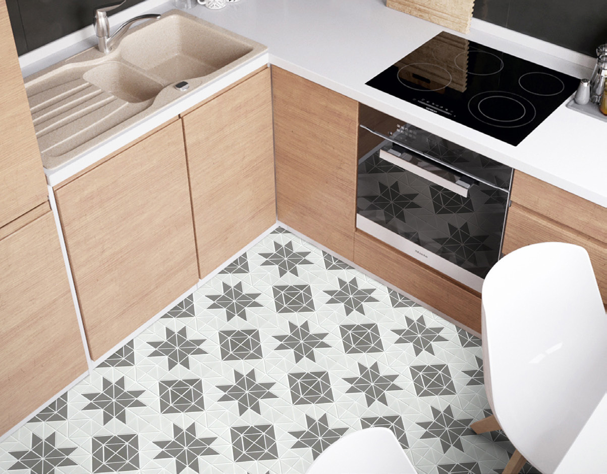 BLOSSOM Series - ANT TILE • Triangle Tiles & Mosiacs • Floors, Kitchen ...
