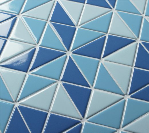 TR-SA-BL artistic mosaic pool tiles blue