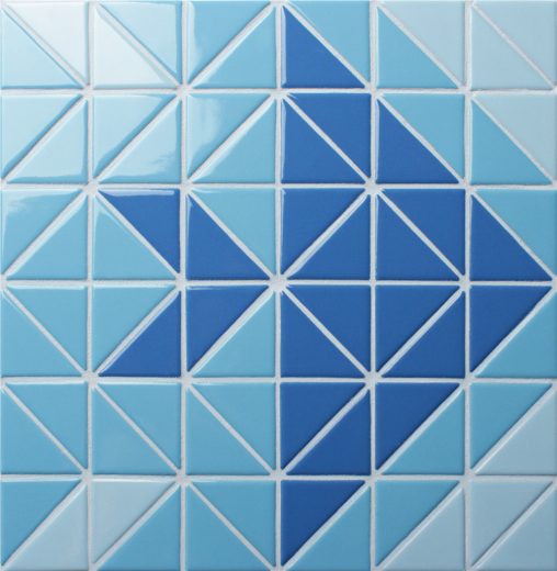TR-SA-FI triangle swimming pool tiles