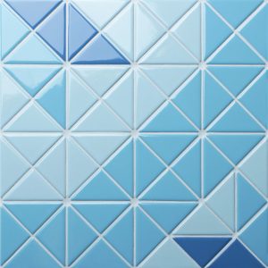 TR-SA-TBL2 triangle mosaic pool tiles