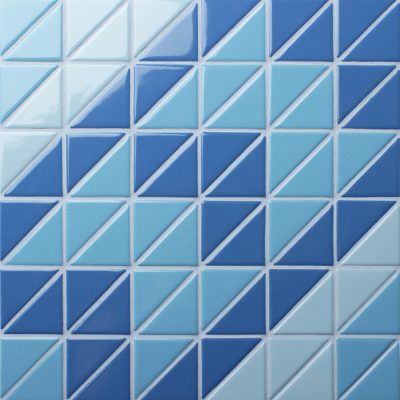 TR-SA-TWM triangle mosaic pool tiles