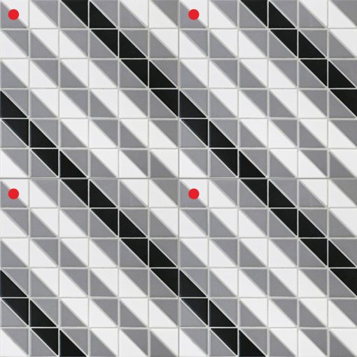TR2-CL-L geometric art tile 4 sheets pattern