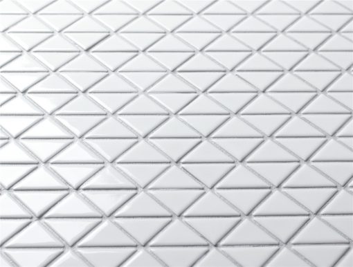 TR1-GWZ pure white triangle tile designs