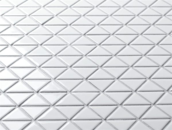 TR1-GWZ pure white triangle tile designs