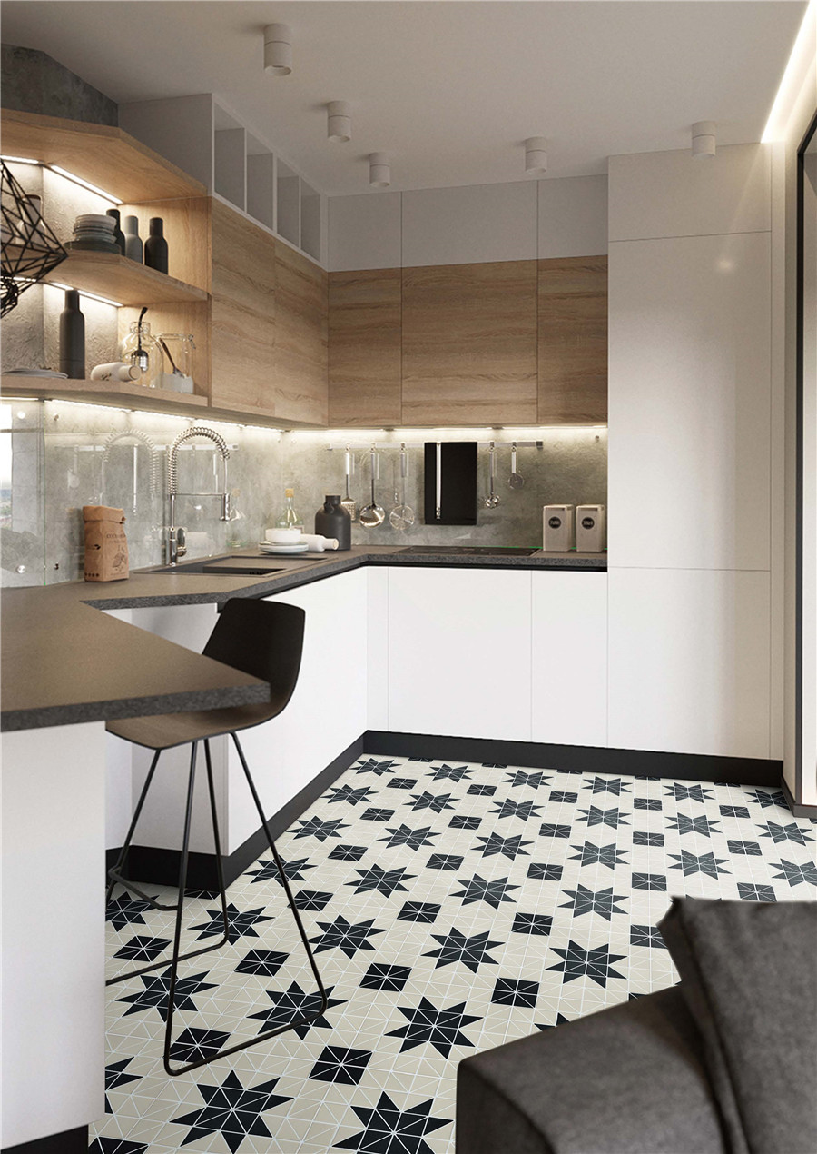 TR2-MWG-DD02M triangle tile mosaica for kitchen design