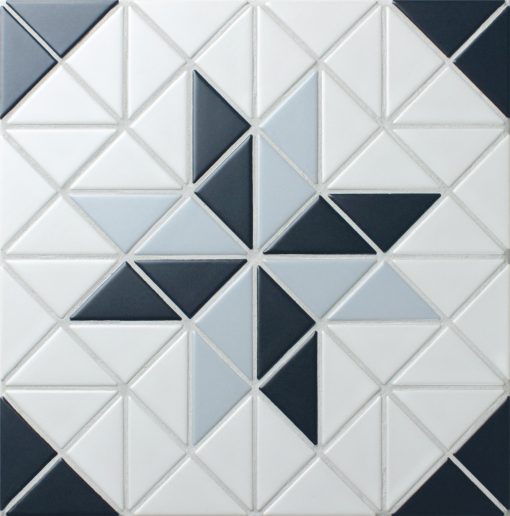 TR2-BLM-BL2 geometric kitchen wall tiles
