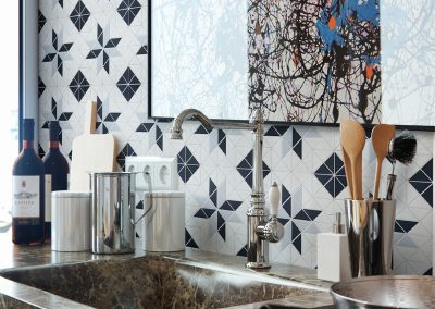 TR2-BLM-BL2 geometric kitchen wall tiles home interior design