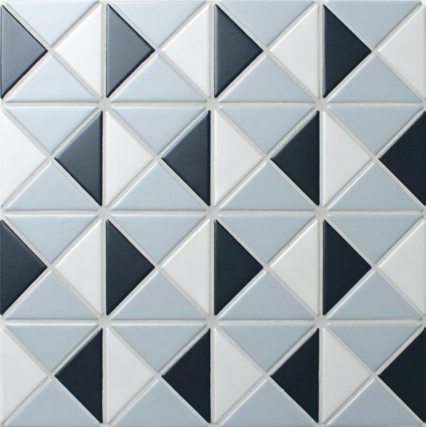 Blue Mountain Kaleidoscope 2'' Triangle Geometric Tiles Design - ANT ...