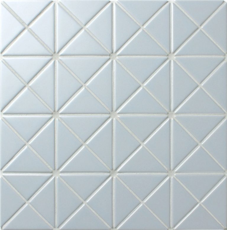 Blue Mountain 2'' Uncertain Gray Matte Triangle Geometric Accent Tiles 