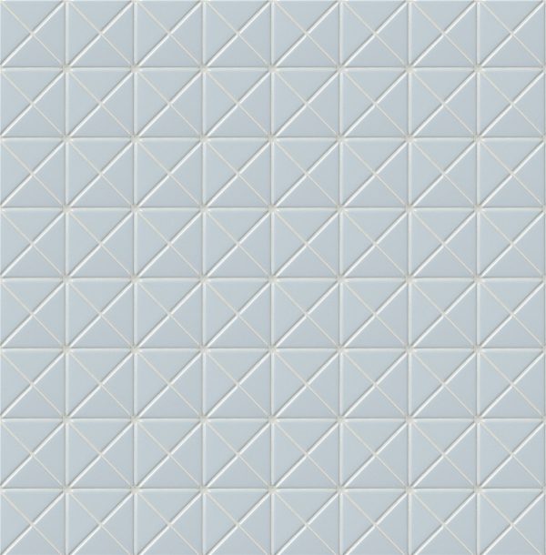TR2-BLM-P1 matte pure blue triangle tile