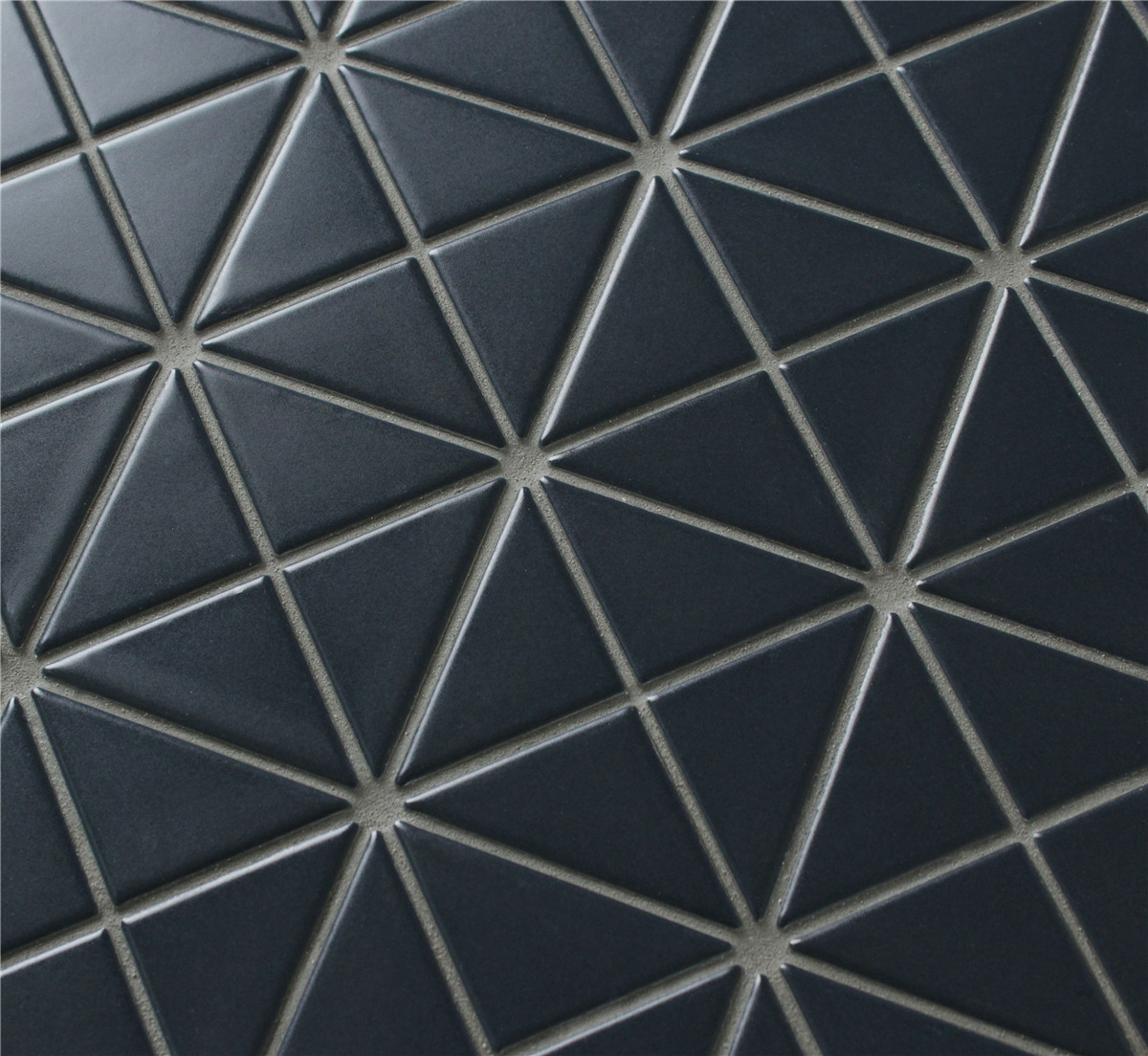 Blue Mountain 2'' Gale Force Matte Triangle Artistic Geometric Tiles ...