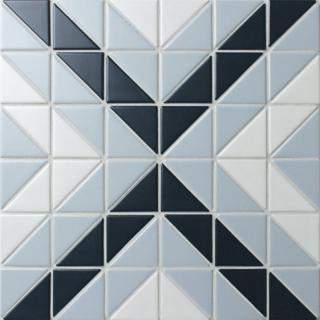 Blue Mountain Square 2'' Triangle Geometric Pattern Wall Tiles - ANT ...