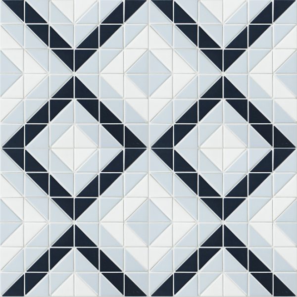 TR2-BLM-SQ1 triangle geometric wall tiles 4 sheets