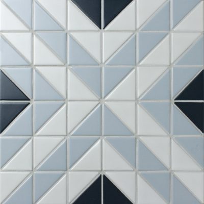 TR2-BLM-SQ2 Triangle Mosaic Geometric Tiles