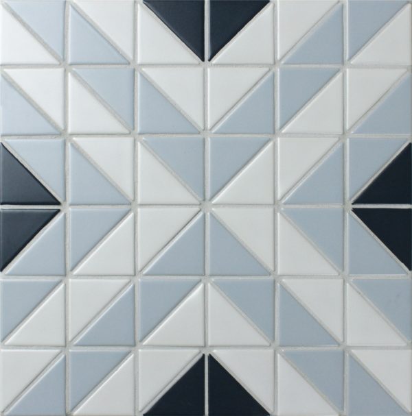 TR2-BLM-SQ2 Triangle Mosaic Geometric Tiles