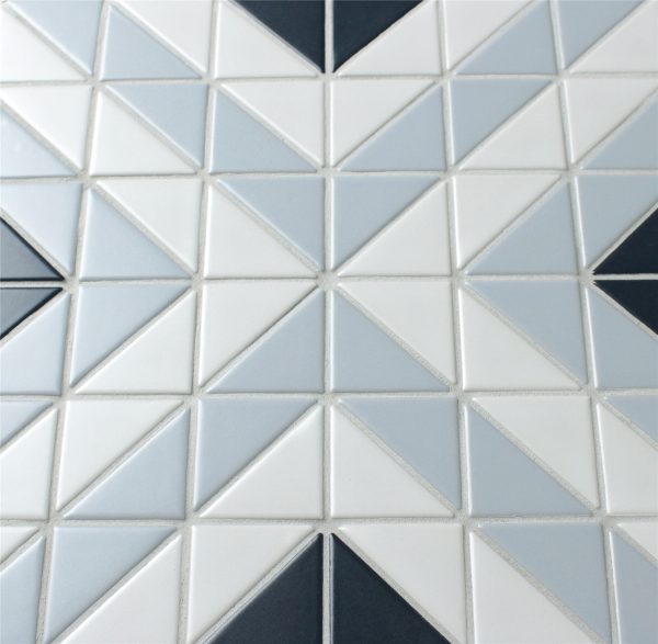 TR2-BLM-SQ2 Triangle Mosaic Geometric Tiles for sale