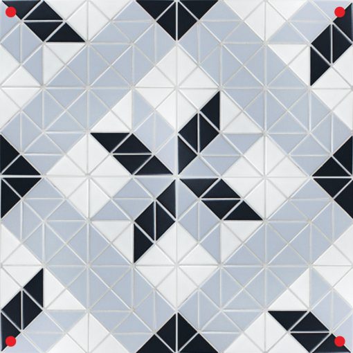 TR2-BLM-TBL2 Geometric Tiles Pattern 4 sheets pattern