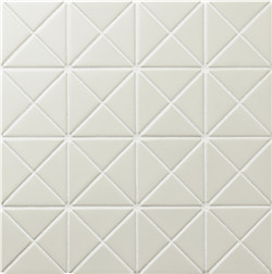 TR2-CH-P3 2'' triangle tile antique white matte