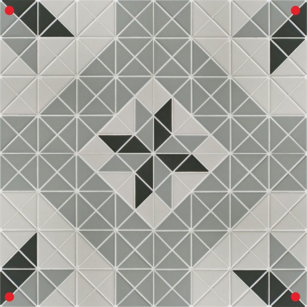 TR2-CH-TBL1 wall mosaic art 4 sheets pattern