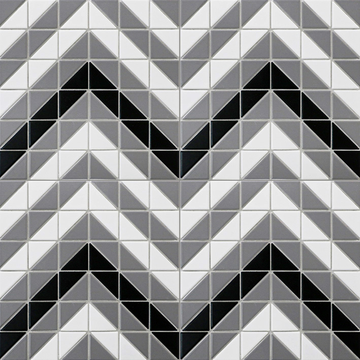 classic chervon 2 u0026 39  u0026 39  triangle geometric mosaic tiles