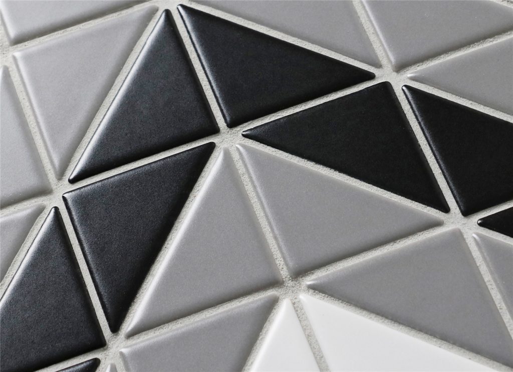 Classic Chervon 2'' Triangle Geometric Mosaic Tiles ANT TILE