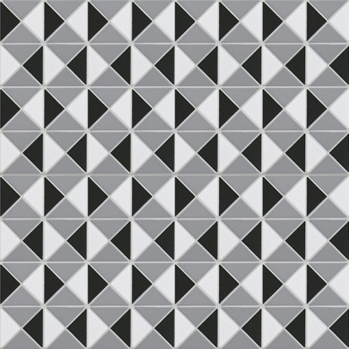 TR2-CL-KS geometric porcelain tile mosaic