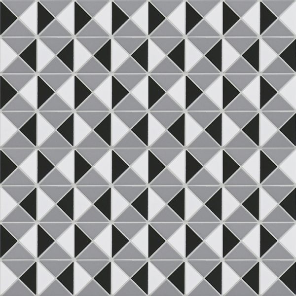 TR2-CL-KS geometric porcelain tile mosaic