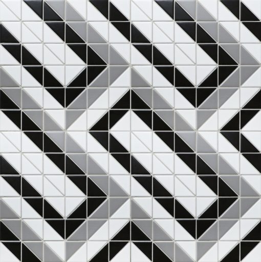 TR2-CL-RT geometric triangle mosaic tiles