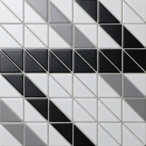 TR2-CL-R triangle geometric tiles