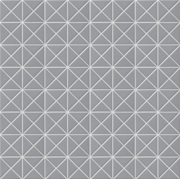 TR2-MG matte grey triangle tile