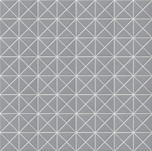 TR2-MG matte grey triangle tile