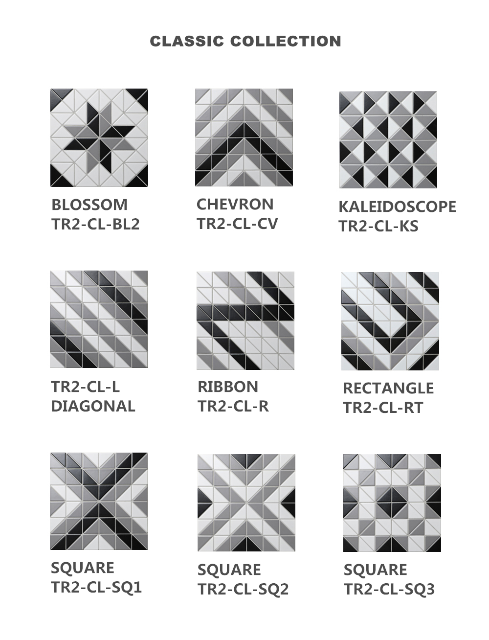 classic geometric tile mosaic patterns