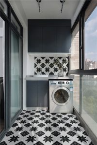 Create An Wonder Balcony, geometric artistic tile mosaic