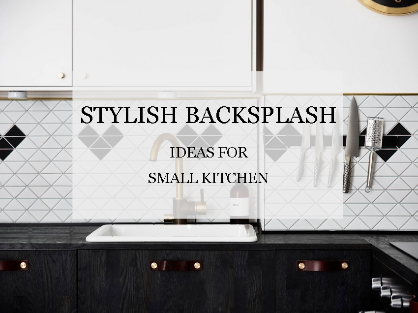 Stylish Backsplash Ideas For Small Kitchen Ant Tile Triangle