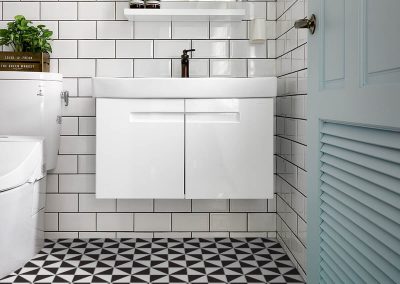 T4-MB-WM_windmill pattern_4 inch geometric tile for bathroom flooring