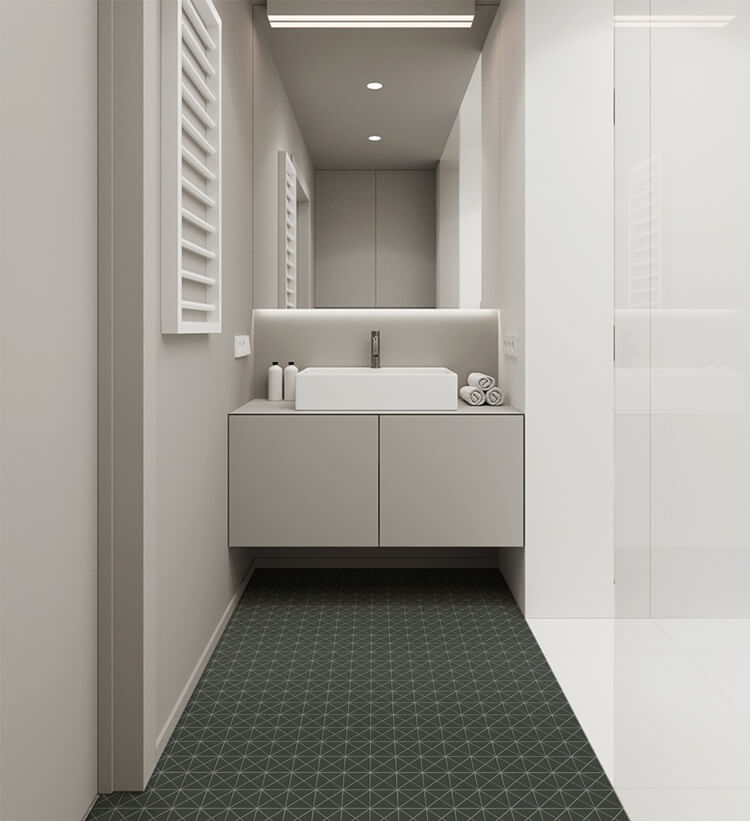 Simplify your bathroom color theme_choose right bathroom tiles