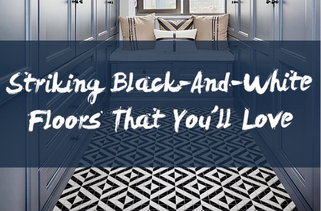 Striking Black-And-White Floors That You’ll Love